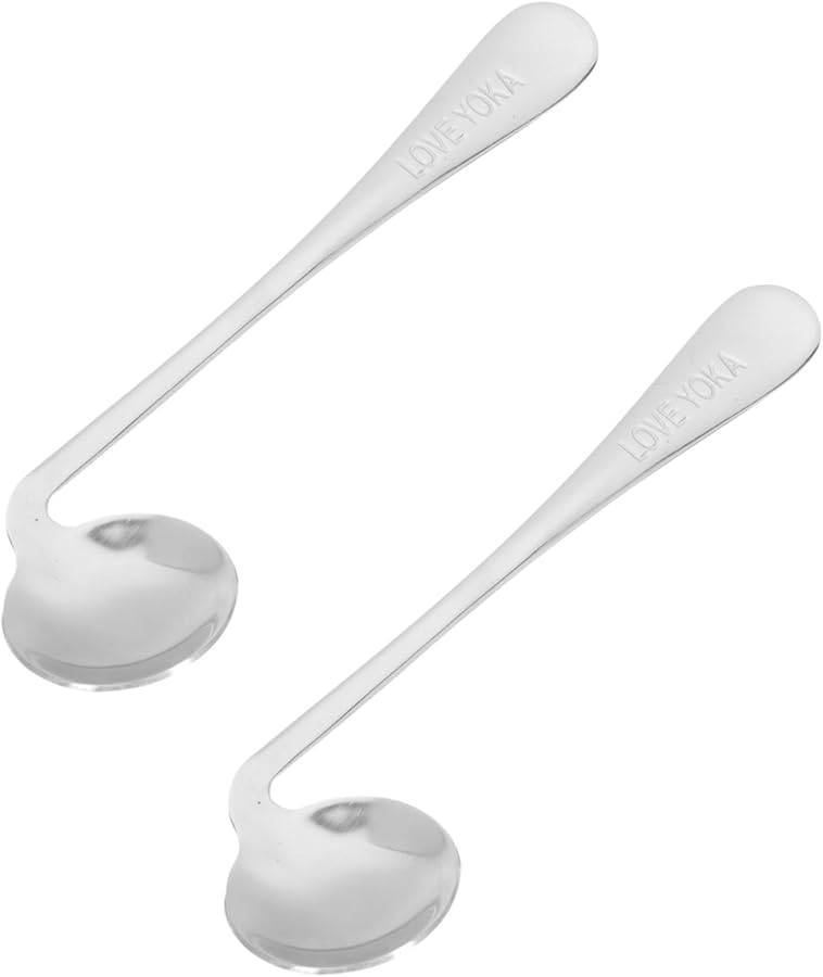 Stainless Steel Adaptive Spoons For Elderly Disabled Non Slip Tremor Support Self Feeding Utensils 2 Pack - Image 1